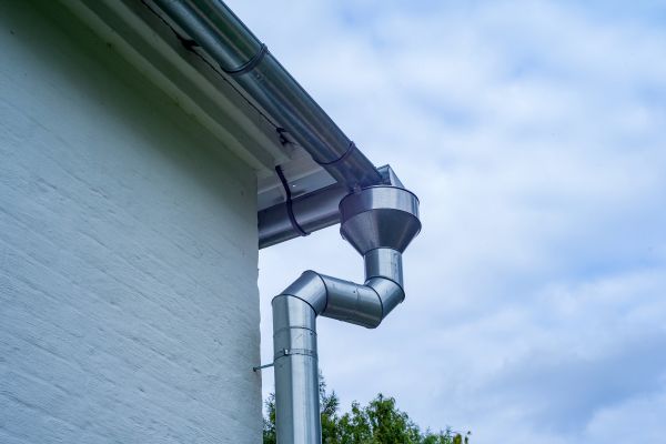 Metal Downspout Replacement in Fredericksburg