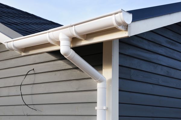 PVC Rain Gutter Installation in Fredericksburg