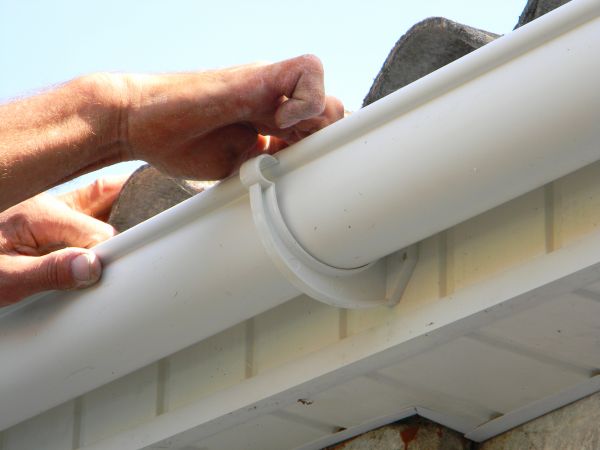 Plastic Gutter Repair in Fredericksburg